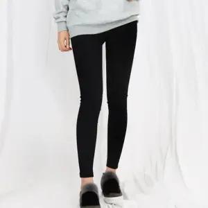 여자 겨울 방한 도톰 밍크 융털 솔리드 기모 레깅스 XhH5+9JuZ