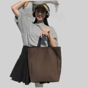 이시아르 무지 캔버스 토트백 27.5x34cm