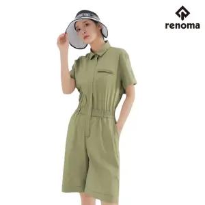 레노마 골프 여성 골프 봄 가슴 포켓 메쉬 카라 반팔 점프수트 RWONN-5375