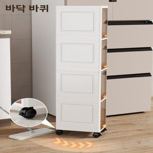 좁은 주방 틈새 선반 다층 수납 랙 벽 코너 공간 절약형 정리함 유럽 스타일 홈 홀더