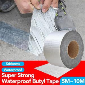 방수 테이프 고온 저항 알루미늄 호일 부틸 고정 벽 풀 지붕 균열 덕트 수리 밀봉 셀프