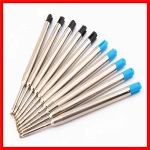 5/10/20/30/40pcs L:3.9 파커 펜용 볼펜 리필 중간 포인트 블루 블랙 잉크 막대 쓰기 Office 편지지