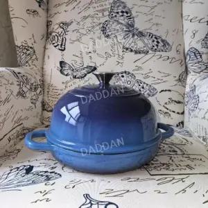 주물 베이킹 파이 오븐팬 에나멜 빵냄비 무쇠팬 낮은냄비