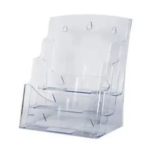 DISPLAY STAND A4 3단꽂이(CR22803) 디스플레이꽂이 POP꽂이 브로슈어꽂이