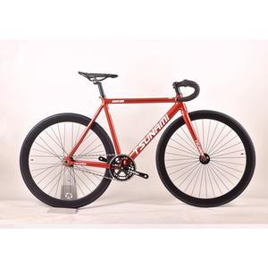 쓰나미픽시자전거 레드와인 앞뒤브레이크포함 중학생 입문 경주용 SNM 100 완성차 레이싱 싼곳 경량 자전거