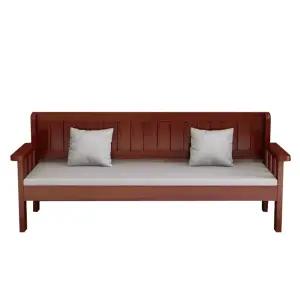 목재 3인용 의자 오크 벤치형 40x55x80cm 거실용