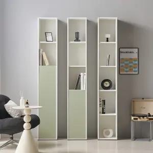 (착불) 슬림 틈새 5단 책장 수납장 도어형