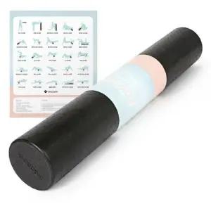 라라 홈트 EPP 폼롤러 90cm 블.랙 필라테스 요가 스트레칭