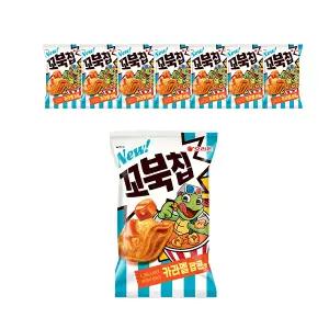 오리온 꼬북칩 카라멜팝콘맛, 72g, 8개