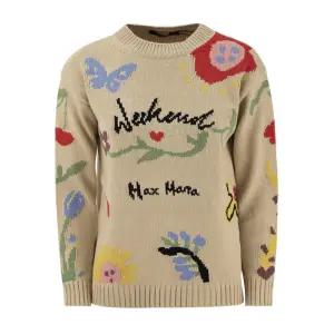 [명품] 24SS ZINGARO 그래픽 로고 니트 베이지 2415361201 001