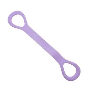 실리콘 스트레칭 밴드 퍼플 전신 운동 힙업 필라테스 요가 홈트 근력 소도구