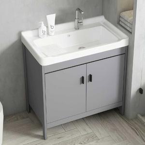 간이싱크대 보조 손빨래 보조개수대 100x50x80 스테인레스 다용도실 백대문