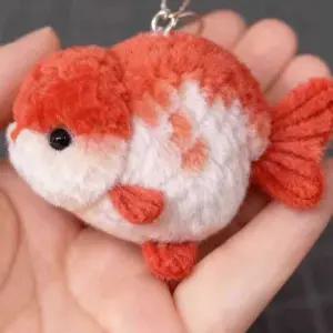 귀여운 금붕어 키링 인형 가방 장식 키체인 열쇠고리 A