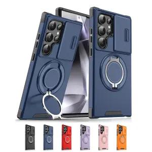 갤럭시 S26 울트라 플러스 렌즈 보호 커버 고양이 링 맥세이프 스탠드 케이스 1244