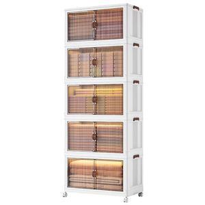 플라스틱서랍장 이동식캐비닛 보관 바퀴달린 옷장 다층 도르래 파일 바퀴 아래 정리함 의류