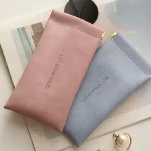 가죽 안경 케이스 선글라스 커버 슬림 디자인 휴대용 아이웨어 파우치