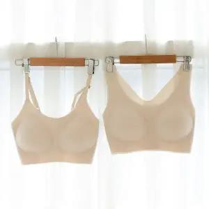 하성민기업 완전부착 패드 일체형 이지 심리스브라 노와이어 (끈형베이직형)