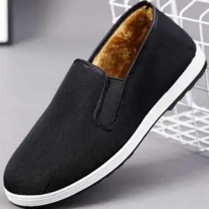 남편 겨울 방한 슬립온 털 안감 운동화