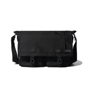커버낫 COVERNAT 코듀라 아치 로고 웨빙 빅 크로스백 Black