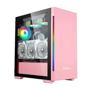 투명 본체 케이스 냉봉 데스크탑 1개 PC 프레임