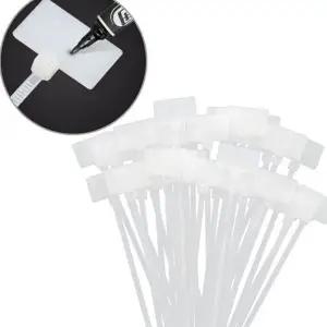 네임 케이블 타이 다용도 라벨링 이름표 케이블 정리 타이 사무실