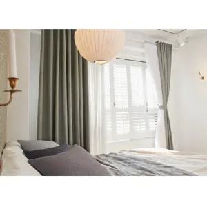 누보데코 암막 커튼 안방 백프로 아일렛 카키 450x250 BNS