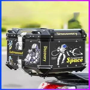 대형 알루미늄 탑박스 리어백 배달통 65리터 오토바이 탄소강 대행 테일