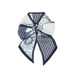 루이까또즈 마리주이방도 실크 스카프 네이비 2ESB959NA