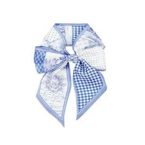 루이까또즈 마리주이방도 실크 스카프 블루 2ESB959BU