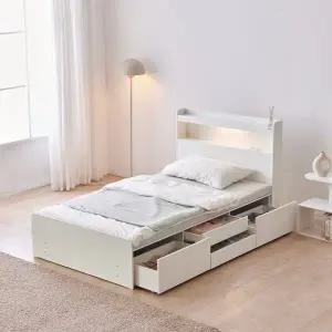 [신세계라이브쇼핑]동서가구 온결 황토볼 온열 2단 4서랍 아쿠아텍스 수납 흙침대 SS DF926974