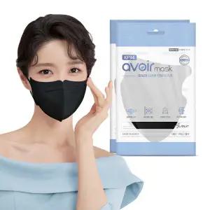 아보아 KF94국산 새부리형 블랙마스크 100매 개별포장