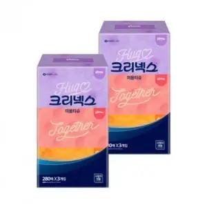 크리넥스 미용티슈 280매 3개입 6개