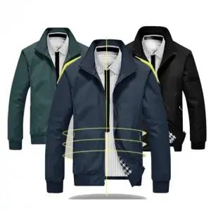 남성 봄 간절기 경량 항공 점퍼 바람막이 자켓 작업복 야상 간절기점퍼 봄 봄잠바 남성 사파리 항공점퍼