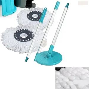 국산 원형 밀대걸레 마대걸레 롱 물걸레 바닥 청소용 긴 걸레 크리너 클리너
