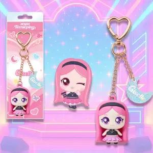 티니핑 에스파 콜라보 지젤핑 피규어 지젤 키링 가방 열쇠고리 굿즈 세트