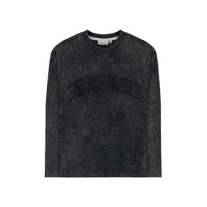 [PEOPLE OF THE WORLD] 피플오브더월드 아플리케 티셔츠 2종 모두(화이트+차콜)