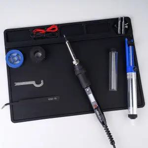 호환  ESD 단열 납땜 매트 자석 실리콘 절연 패드 고온 저항 용접 매트