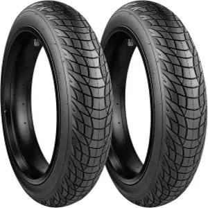 WEEROCK 20인치 전기 자전거 타이어 20 x 3.0 (75-406) 스노우 와이드 팻 스쿠터 트라이사이클용 내부 튜브