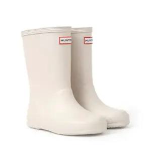 (헌터) 레인부츠 아동장화 키즈 퍼스트 클래식 크림 HTKCG2TSFK11CRE