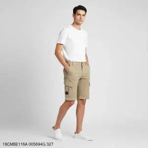 [CP컴퍼니] 시피컴퍼니 렌즈 카고 반바지 빈티지 카키 153481308
