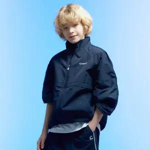 쿠퍼로고 컬러블록 바람막이 블랙 CK2602JK52BK