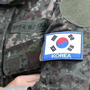 태극기와펜 군인패치 국기패치 자수 파랑 군복 가방 모자 보슬이 찍찍이 쉬운 탈부착