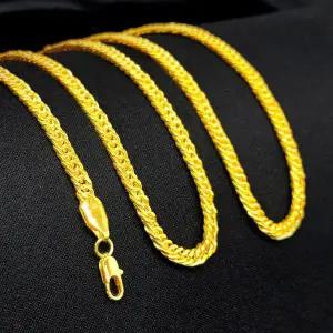 4mm 코어 골드 체인 목걸이 심플 볼드 목걸이 62cm 빅사이즈 변색방지