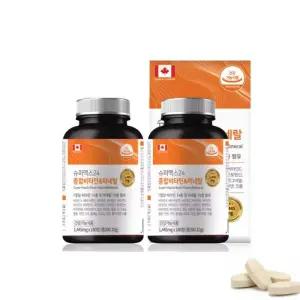 캐나다 슈퍼맥스24 종합비타민 미네랄 멀티비타민 180캡슐 x 2통 총 12개월분