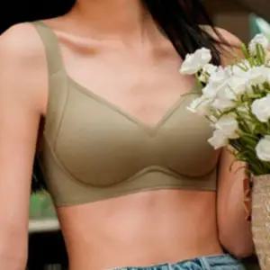 심리스 무와이어 볼륨업 가슴 처짐방지 브라 3D 컵