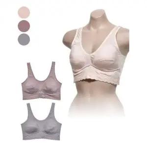 인견 소재 A컵 무와이어 몰드 러닝 브라탑