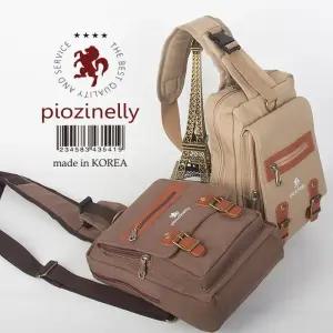 슬링백 크로스백 피오지넬리 웨이스트백 캔버스 pio104