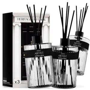 헤트라스 헤리티지 퍼퓸 디퓨저 600mlx3개 선물세트 대용량 실내방향제 인테리어 밤쉘 201124