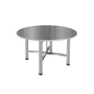 포차테이블 스테인레스 스틸 간이 접이식 테라스 고깃집 편의점 식탁 야외 원형