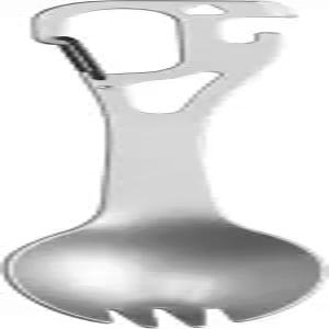 유야드 유틸리티 스포크 스푼포크 병따개 식기 스테인리스 스틸 티타늄 포터블 플랫웨어 야외 캠핑 배낭